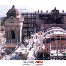 Il cantiere per il restauro della Cattedrale di Noto SR