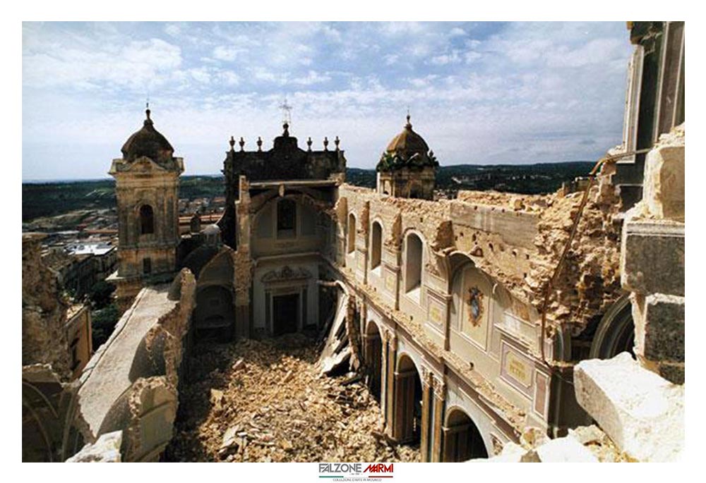 Crollo della Cattedrale di Noto, in provincia di Siracusa